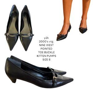 Nine West Black Classic Heels